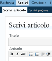 scrivi articolo